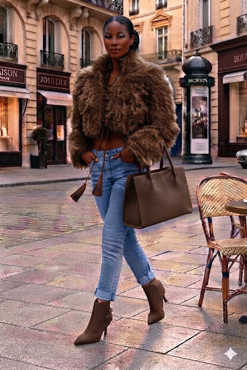 Women's chocolate brown back lace-up ankle boots with pointed toe and high slim heel - Top view